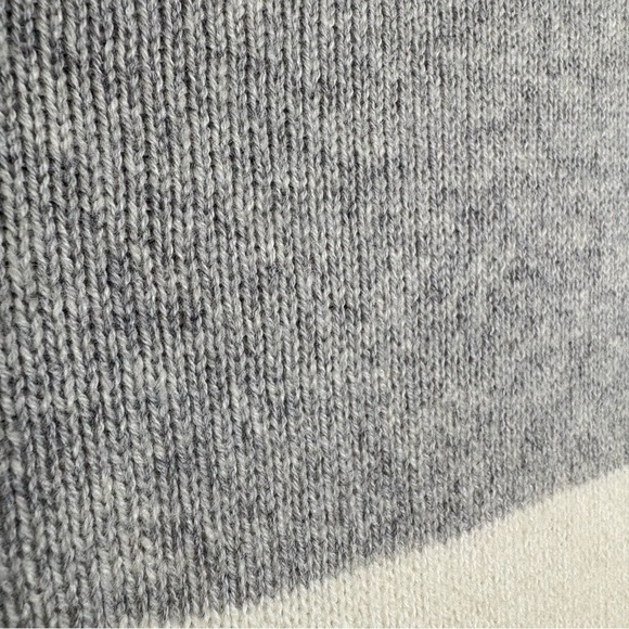 CLAUDIA NICHOLE Preppy Minimalist Striped Cashmere Cotton Crewneck Sweater XS - Picture 6 of 16